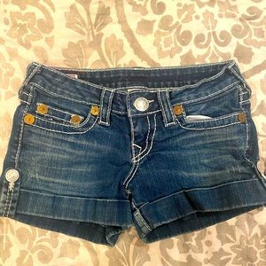 True religion Jean shorts
